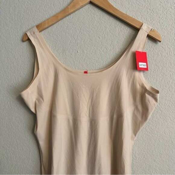Spanx SPANXshape Invisible Tank Brief Bodysuit Tan Size 2X - Picture 3 of 9